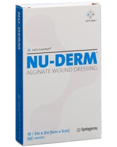 NU-DERM ALGINATE Wundauflage 5x5cm 10 Stk