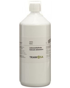 TRAWOSA Lebensmittelfarbstoff weiss 1000 ml