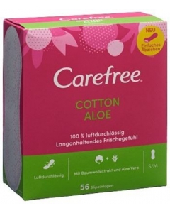 CAREFREE Cotton Feel Aloe 56 Stk