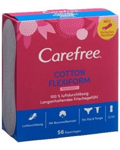 CAREFREE Cotton Feel Flexiform Fresh 56 Stk