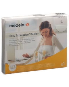MEDELA Easy Expression Bustier L weiss