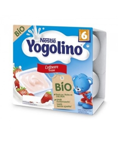 NESTLE Yogolino Bio Erdbeer 4 x 90 g