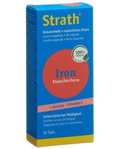 STRATH Iron natürl Eisen+Kräuterhefe Tabl 30 Stk