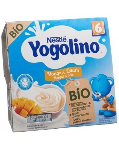 NESTLE Yogolino Bio Mango Quark 6M 4 x 90 g