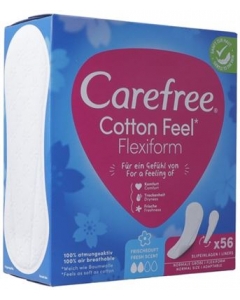 CAREFREE Cotton Feel Flexiform Fresh (neu) 56 Stk