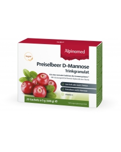 ALPINAMED Preiselbeer D-Mannose Gran 20 Btl 5 g