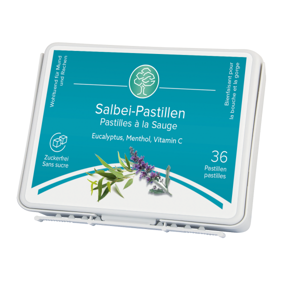 SALBEI PASTILLEN o Zucker Ds 36 Stk